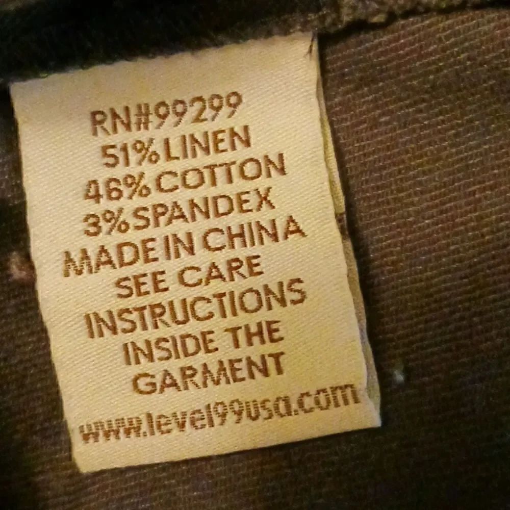 ANTHROPOLOGIE Level 99 Linen Grey Jacket - Picture 7 of 8